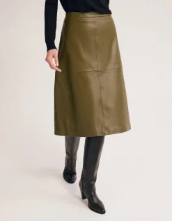 LULU LEATHER SKIRT