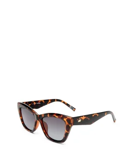 LUMEN + TORT CAT-EYE KHAKI GRAD SUNGLASSES