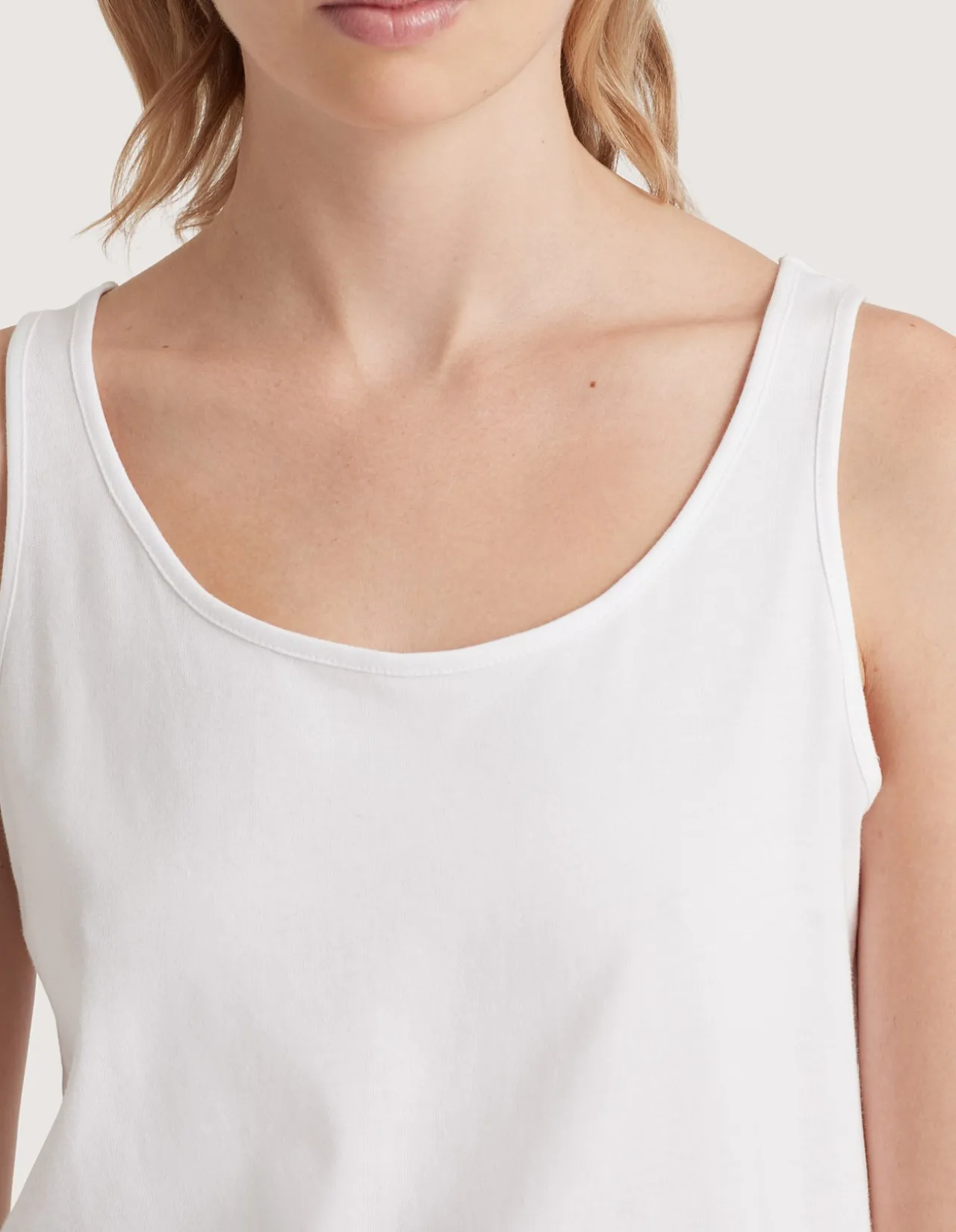 LUNA TANK LARGE IN WHITE