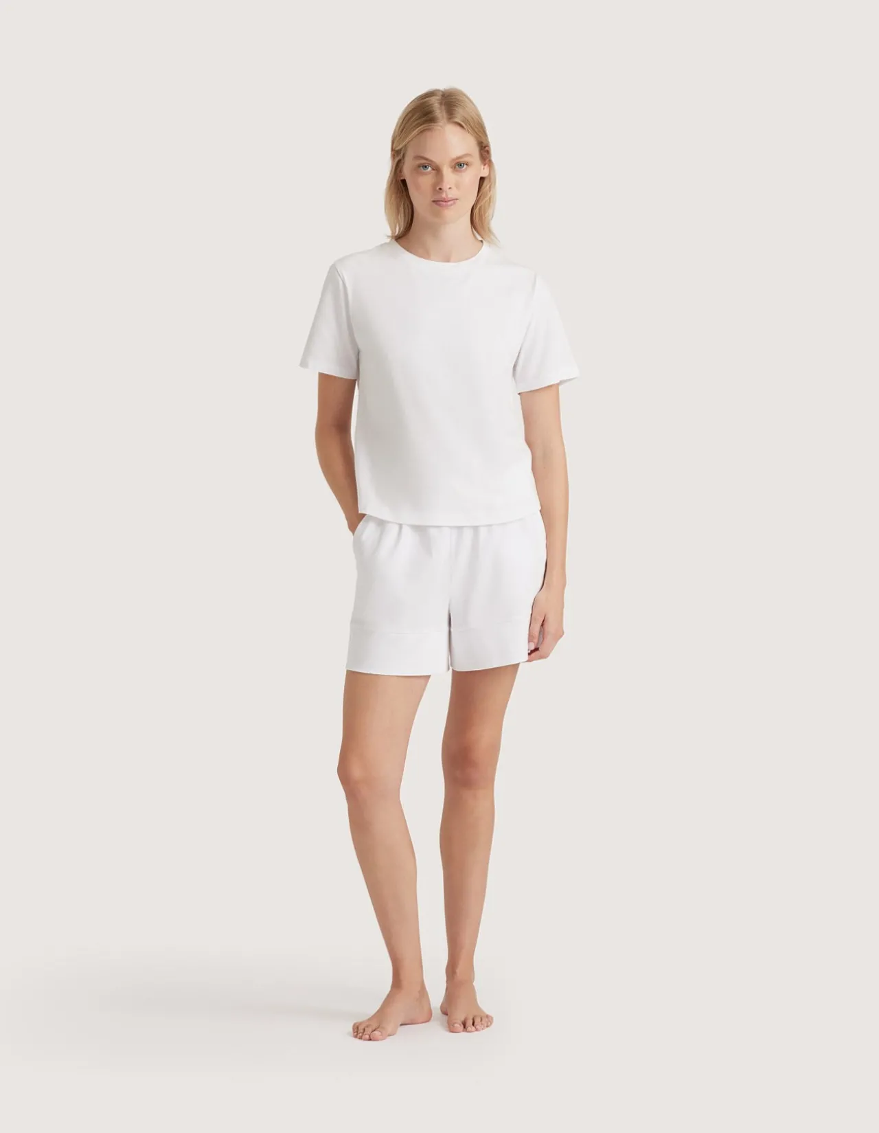 LUNA T-SHIRT X-SMALL IN WHITE