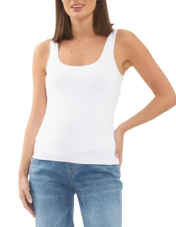Luxe Knit Tank Top Scoop Neckline