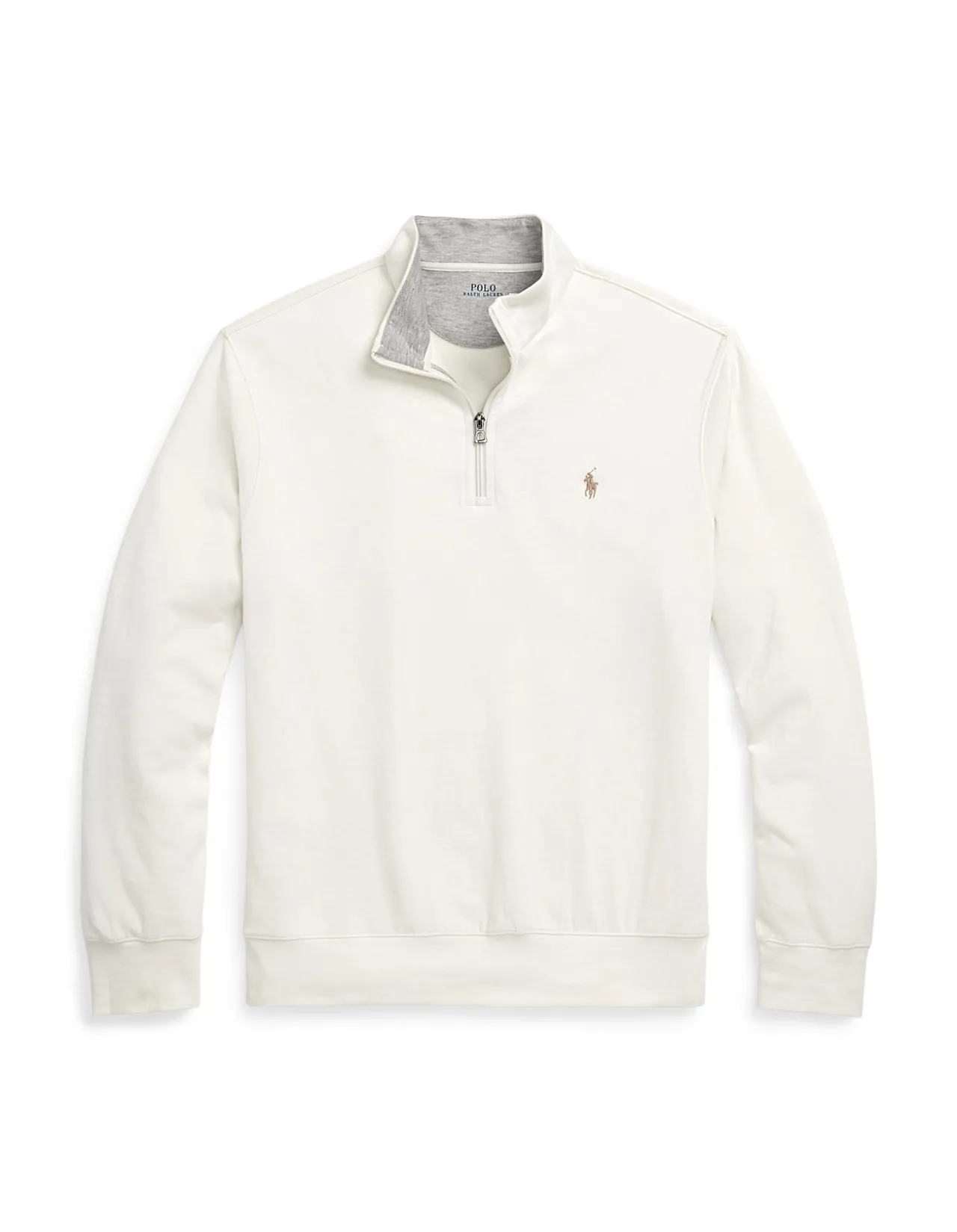 LUXURY JERSEY QUARTER-ZIP PULLOVER