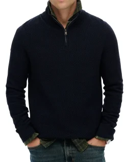 Lw Cotton Texture Half Zip