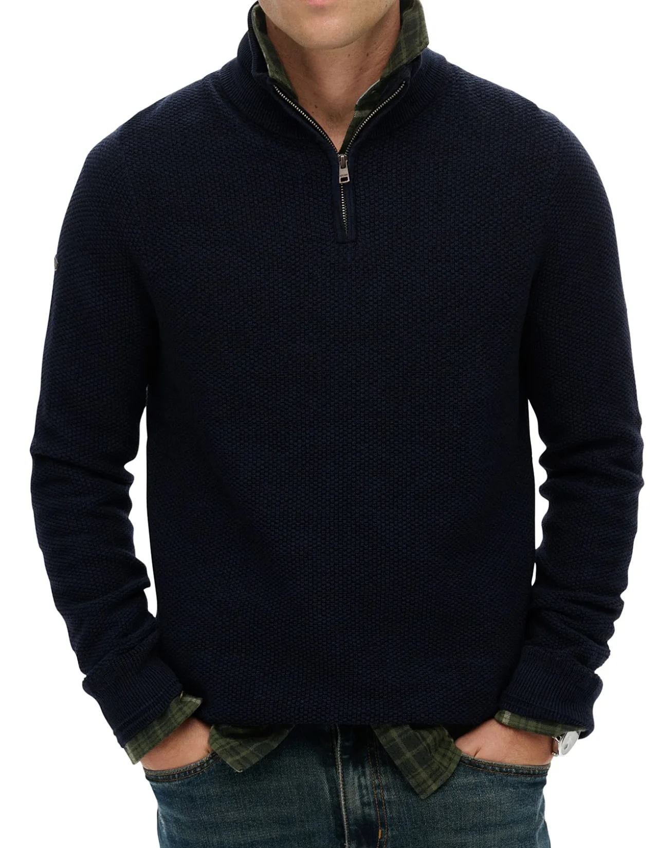 Lw Cotton Texture Half Zip