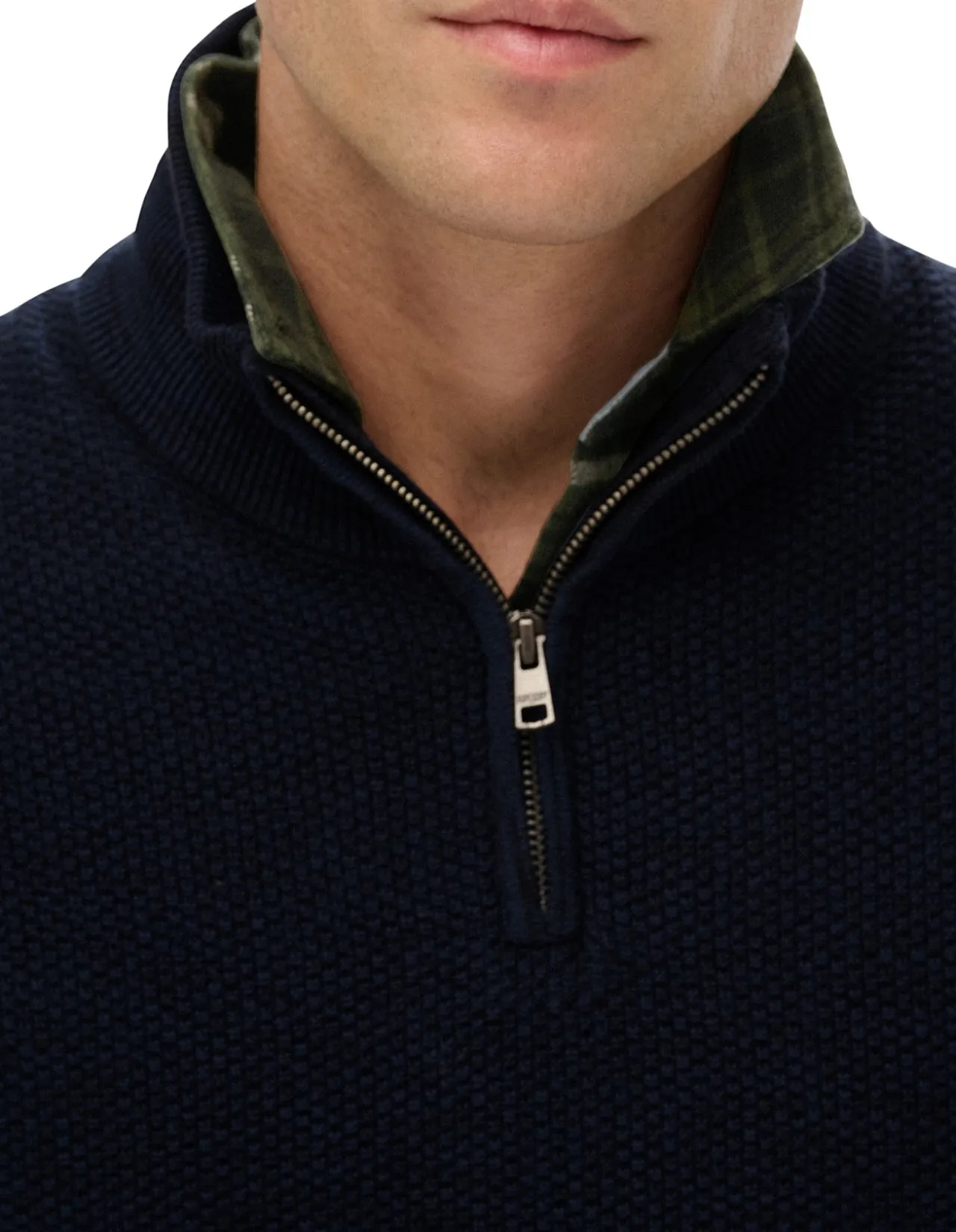 Lw Cotton Texture Half Zip