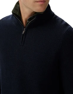 Lw Cotton Texture Half Zip