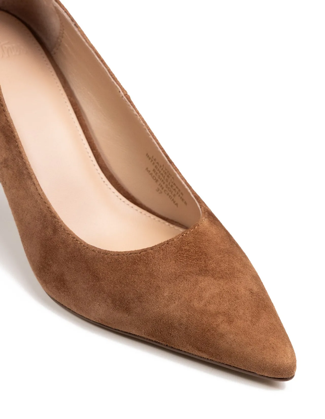 Lydia Nutmeg Suede Leather Pump