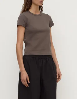 Lyla Cap Sleeve Tee Bark