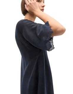 LYOCELL BLEND KAFTAN MAXI DRESS