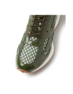 Maciee Mesh Panel Lace Up Trainers