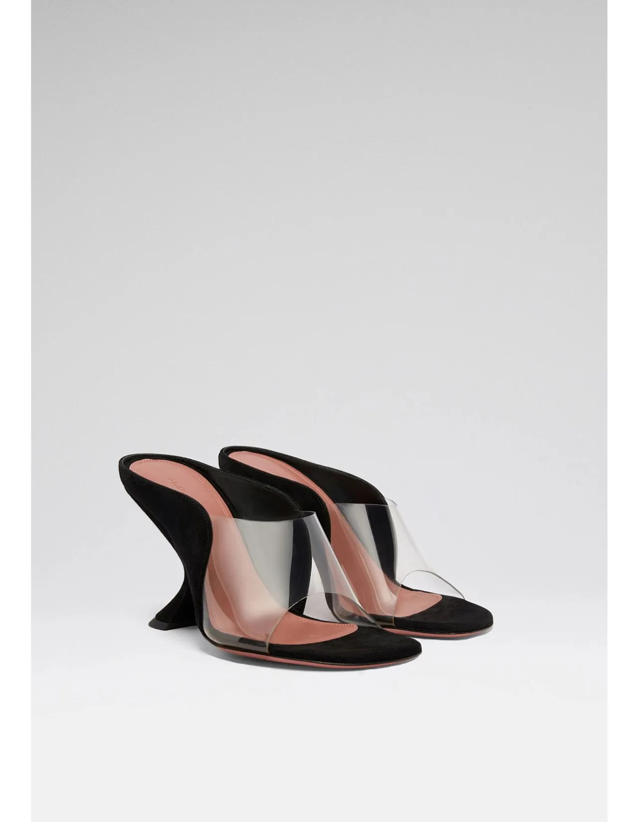 MACKENZIE SLIPPER 90 SLANTED CL HEEL SUEDE PVC