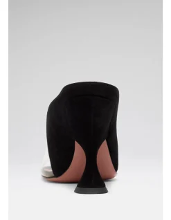 MACKENZIE SLIPPER 90 SLANTED CL HEEL SUEDE PVC