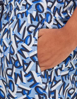 MACRO LETTERING SWIM SHORT