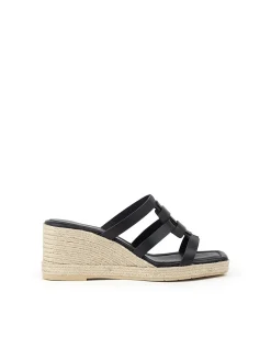 MADERE SQUARE TOE SLIDE ESPADRILLE