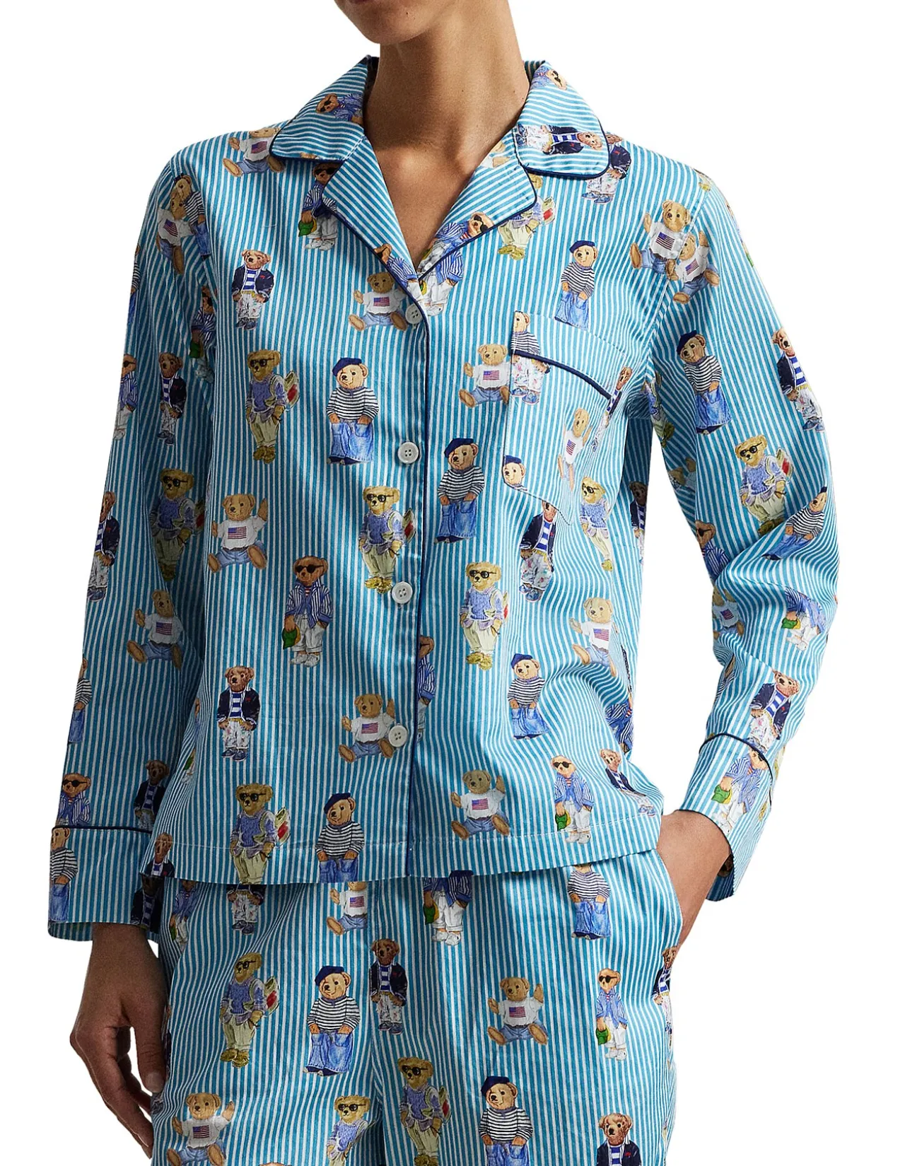 MADISON PJ SET - ALLOVER BEAR