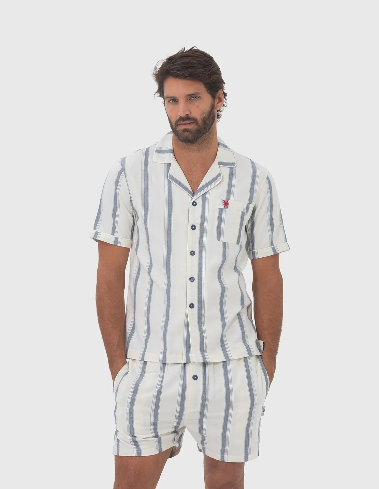 Madrid Button-Thru PJ