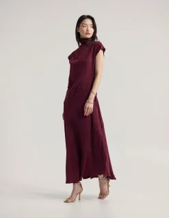 MAGGIE CUPRO DRESS