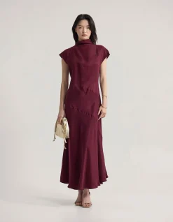 MAGGIE CUPRO DRESS