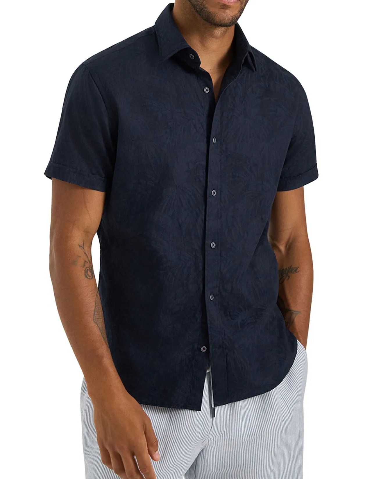 MAGGIORE JACQUARD SS SHIRT