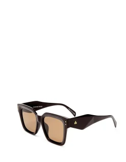 MAGNITUDE CHOCOLATE SQUARE SUNGLASSES
