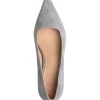 Maine Cement Grey Suede Leather Pump