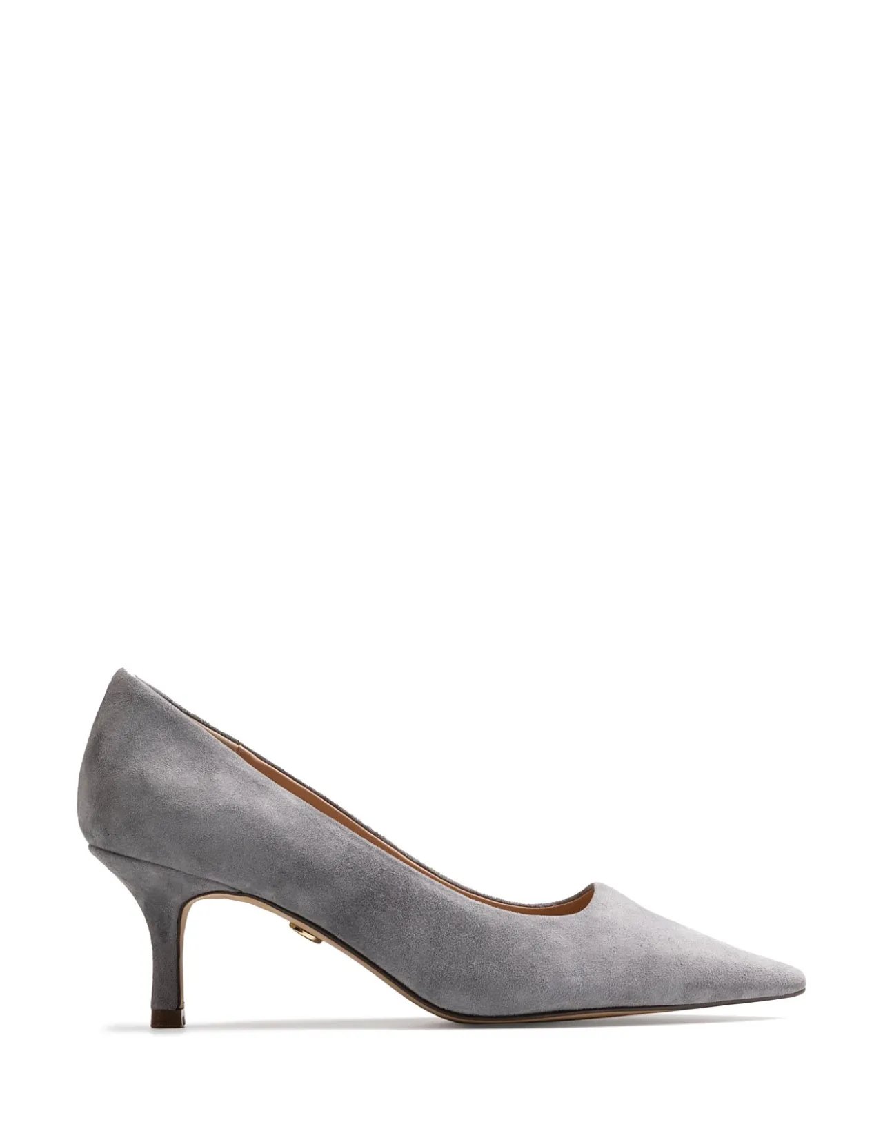 Maine Cement Grey Suede Leather Pump
