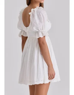 MAISIE'BRODERIE BABYDOLL MINI DRESS