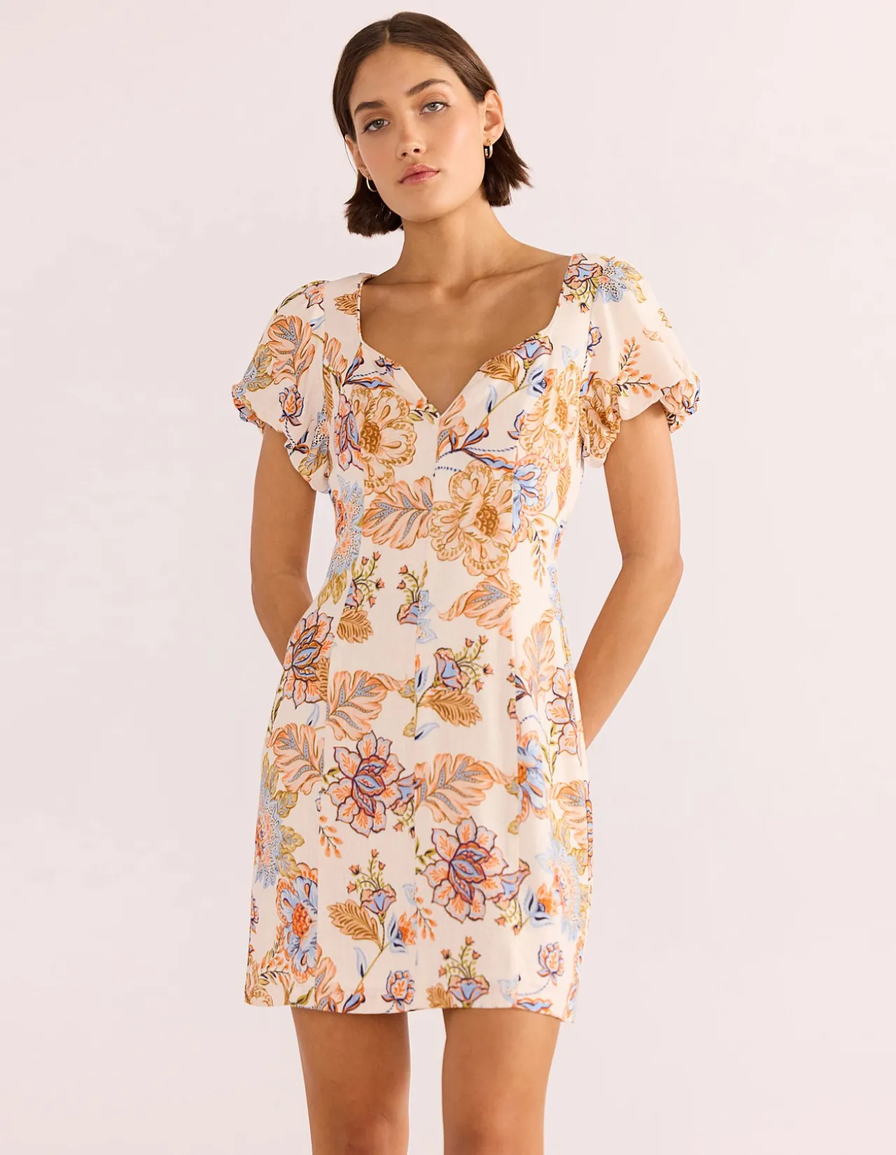 MARCELINE PANEL MINI DRESS