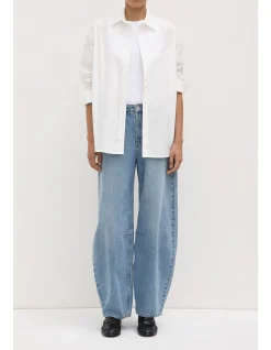 Marigold Poplin Long Sleeve Shirt White