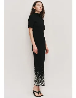 Marlene Pearl Knit Midi Dress
