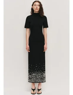 Marlene Pearl Knit Midi Dress