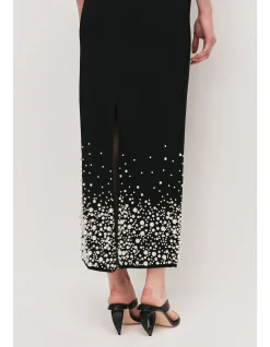 Marlene Pearl Knit Midi Dress