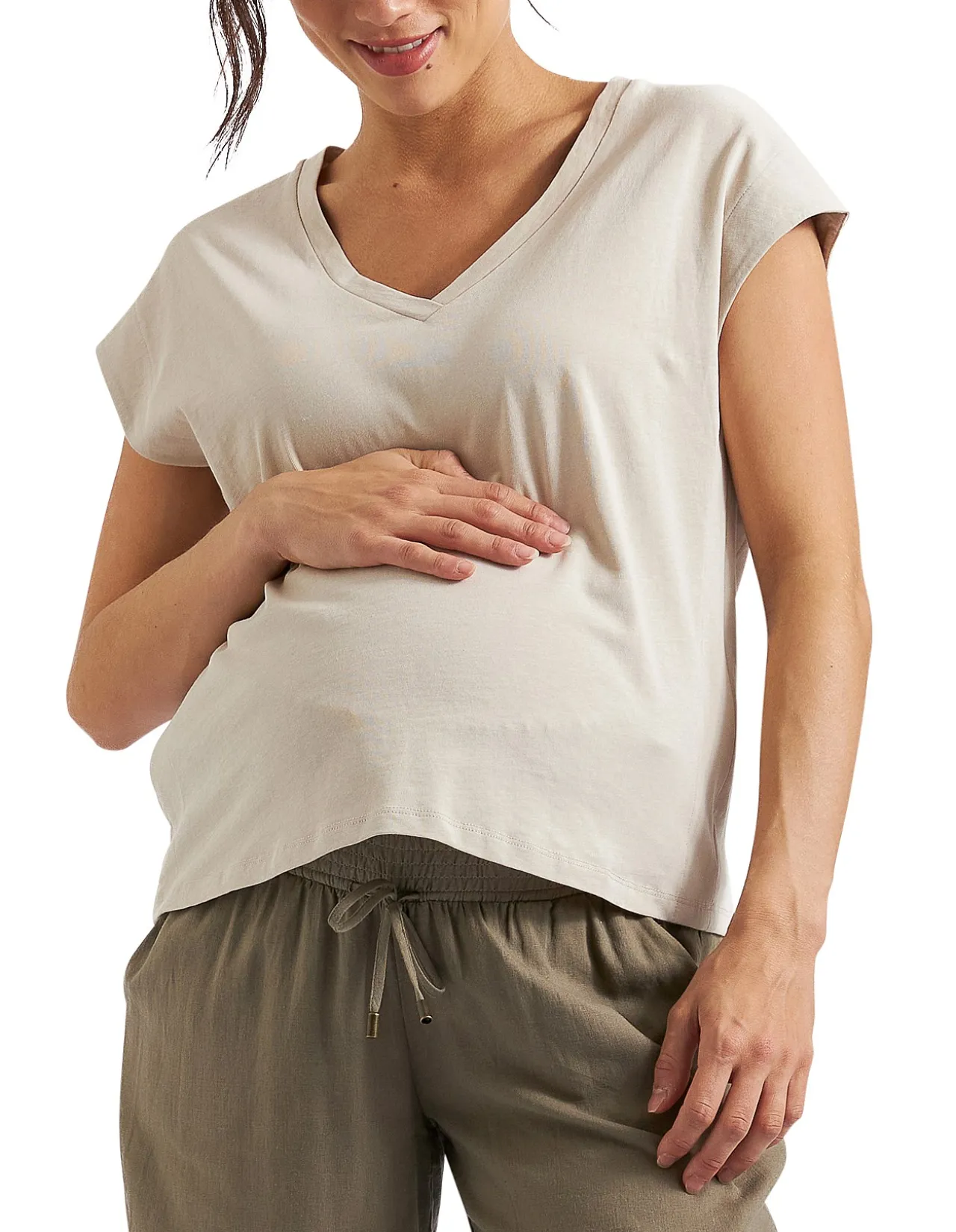 MARLY ZIP NURSING TEE