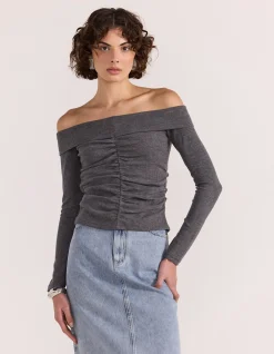 MASON OFF SHOULDER TOP