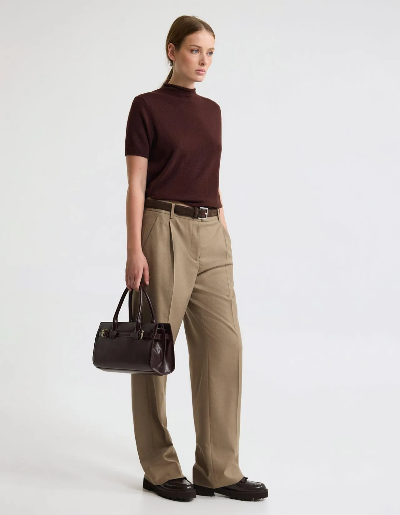 MAXINE FUNNEL COLLAR KNIT
