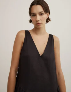 Maxi Panel Gather Dress