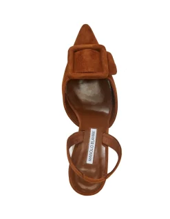 Maysli Suede Slingback Heel 70mm