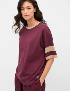 MD COTTON CONTRAST BOYFRIEND TEE