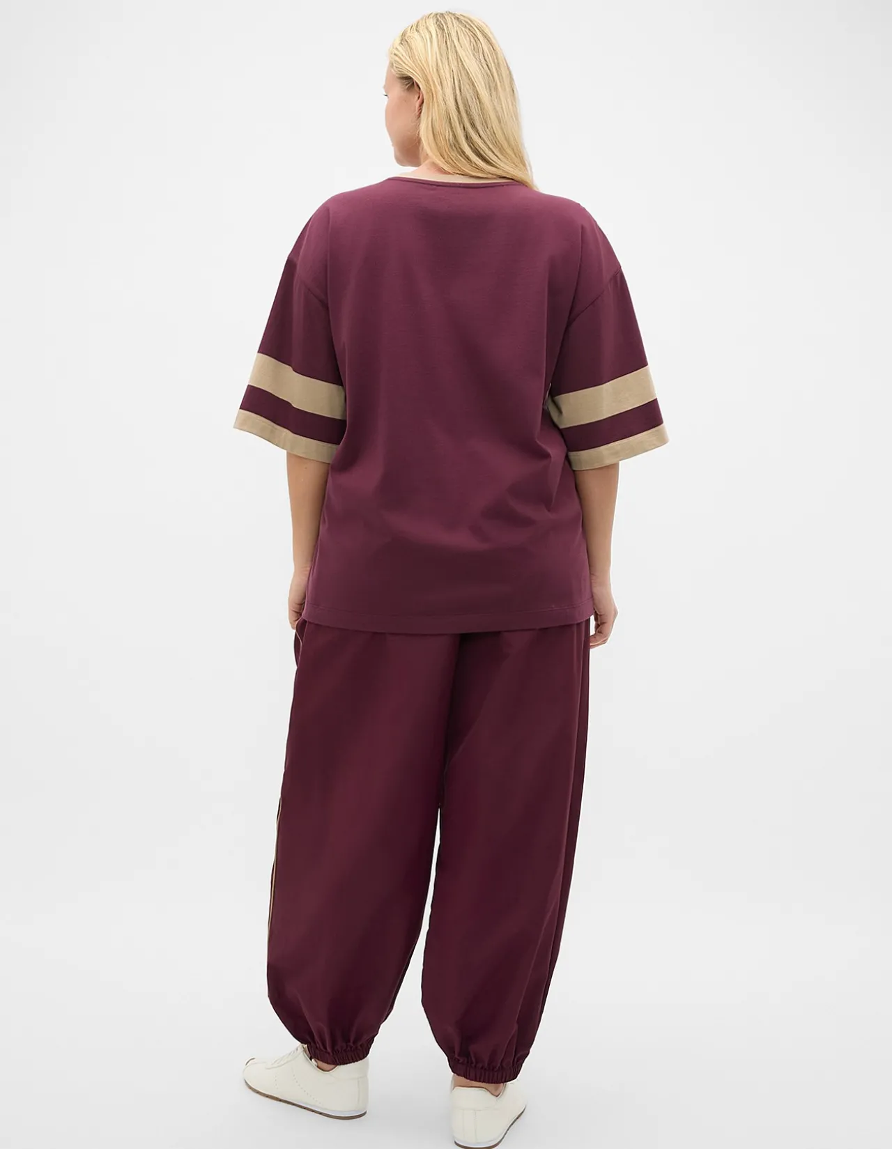 MD COTTON CONTRAST BOYFRIEND TEE