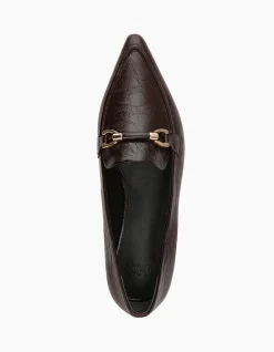 MEELA Raisin Crinkle Leather Loafer