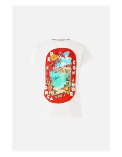 Meet Me In Mallorca Crystal Print T Shirt