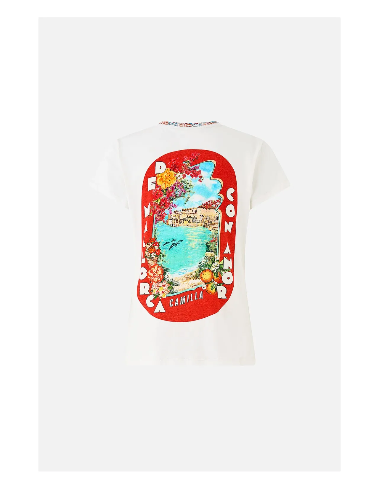 Meet Me In Mallorca Crystal Print T Shirt