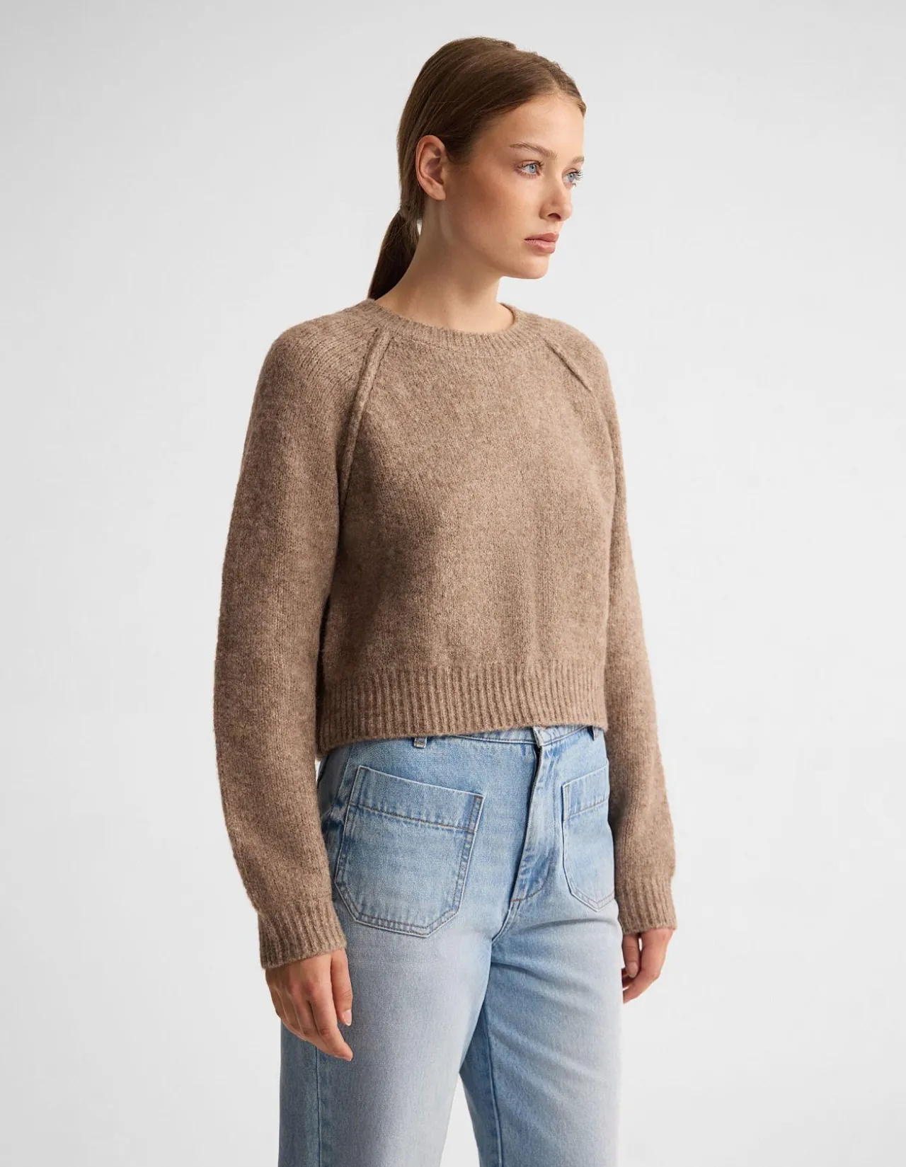 MEI ALPACA BLEND CREW NECK