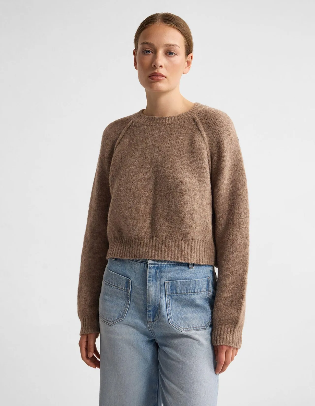 MEI ALPACA BLEND CREW NECK