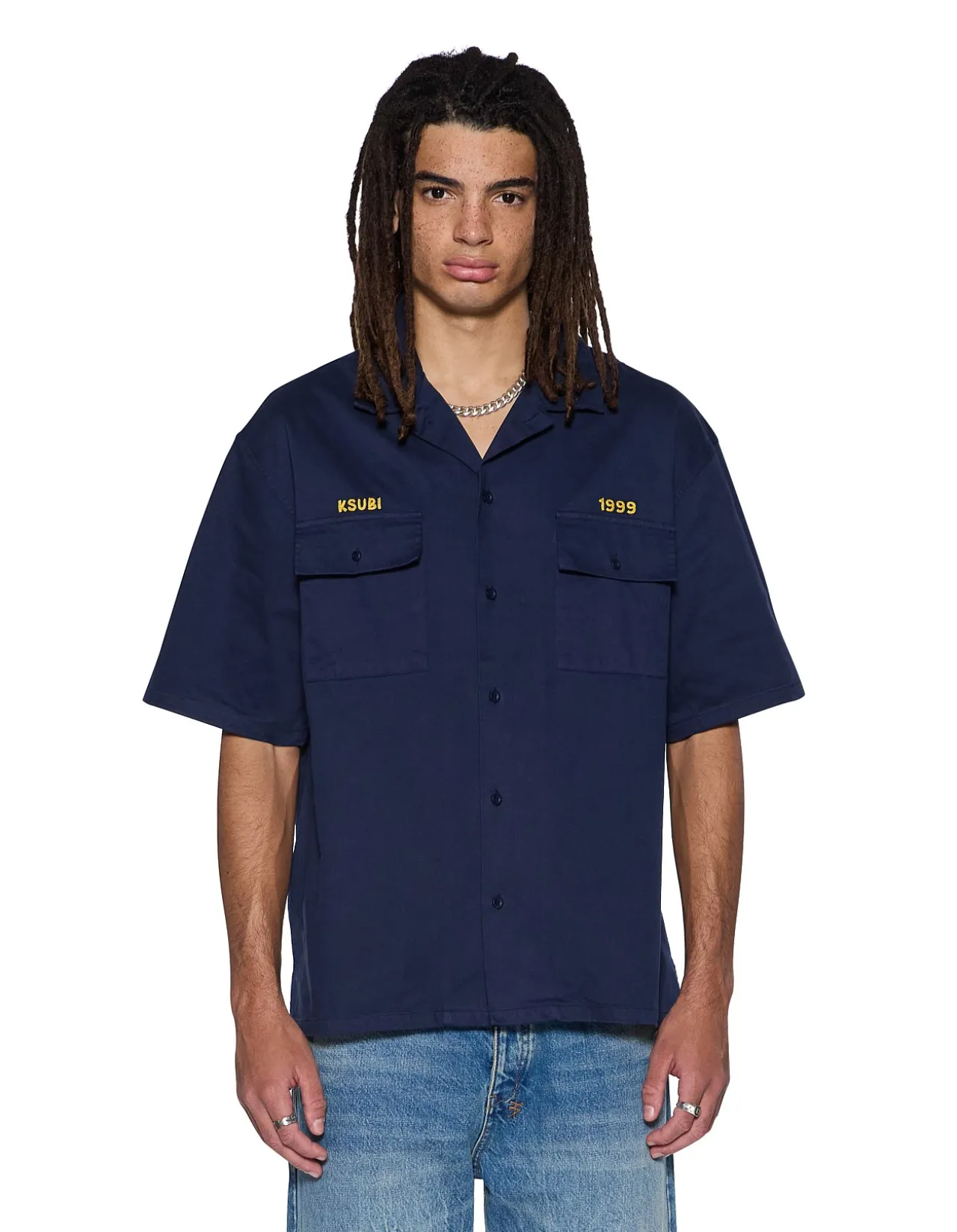 Mekanik Boiler Shirt Ink Blue