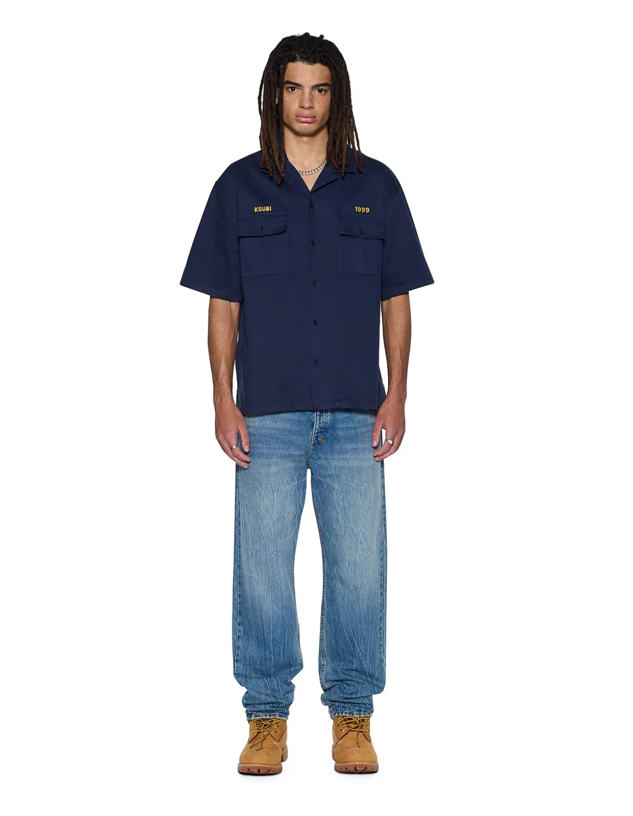Mekanik Boiler Shirt Ink Blue