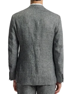 MELANGE LINEN BLAZER
