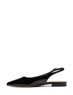 Meli Black Patent Leather Slingback