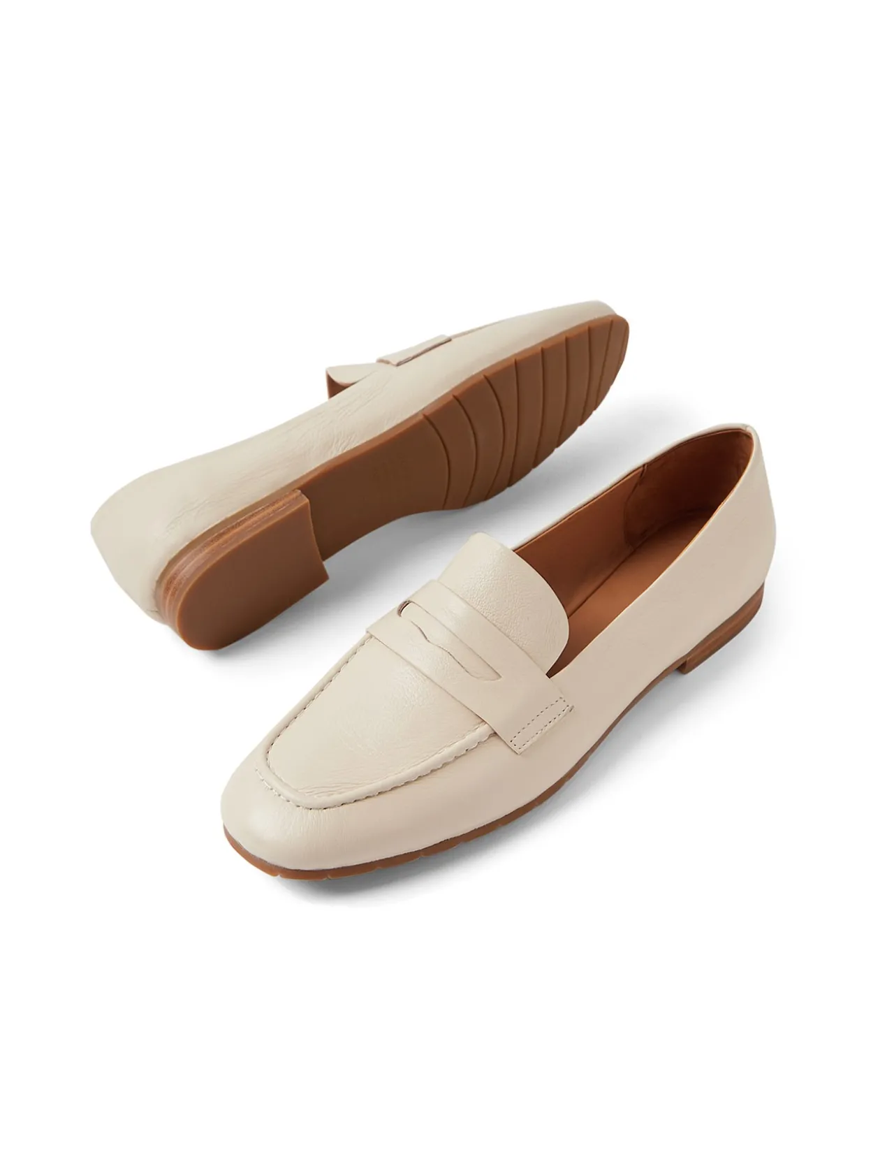 Melika Soft Leather Penny Loafers