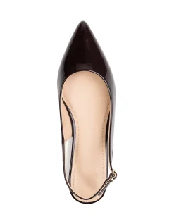 Meli Plum Patent Leather Slingback